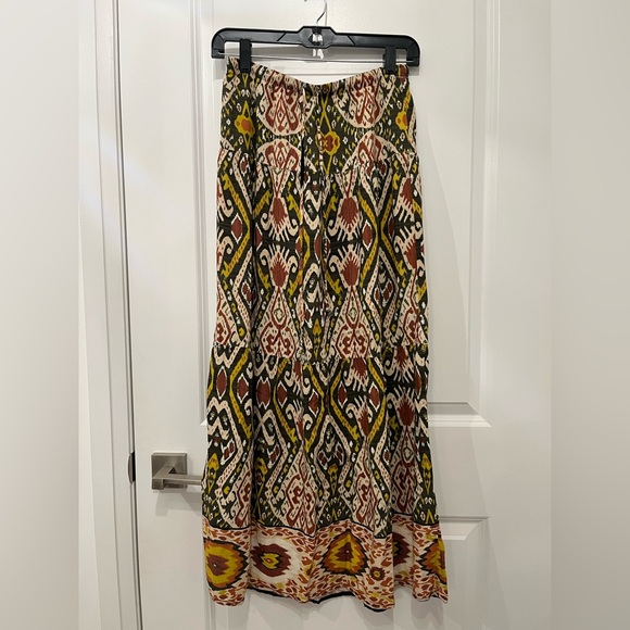 Lily White | Bohemian Patterned Maxi Skirt, S - Picture 3 of 3